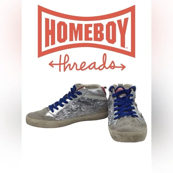 Golden Goose Deluxe Brand Silver Sneakers Women’s size EURO 37 US 5.5 - Picture 3 of 7